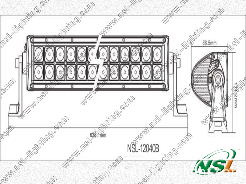 Factory Sale 21 Inch120W LED Light Bar, off Road LED Light Bar 12V Auto LED Light Bar
